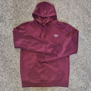 Diamond Supply Co Maroon Sweatshirt Hoodie